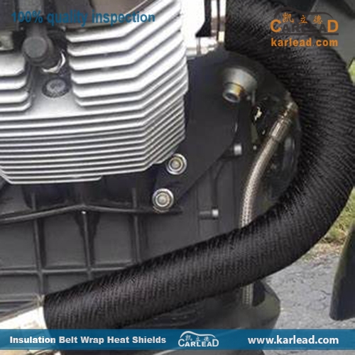 Exhaust Wrap for a Motorbike